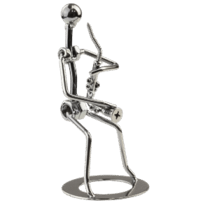 Big Band BBS-SX1-CHR Metal Figurine (Saxophonist)