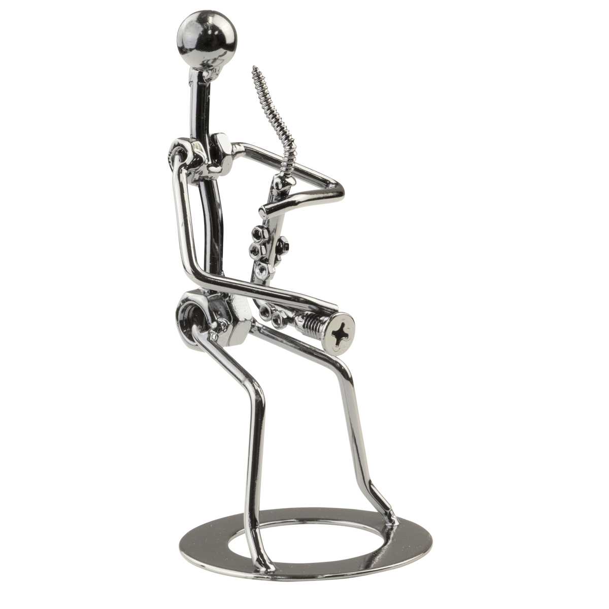 Big Band BBS-SX1-CHR Metal Figurine (Saxophonist)