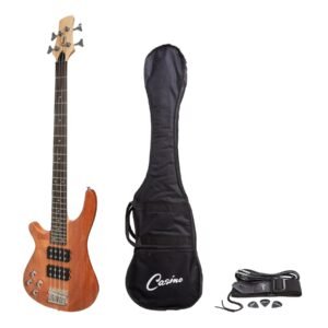 Casino CTB-24TL-M '24 Series' Left Handed Mahogany Tune-Style Electric Bass Guitar Set