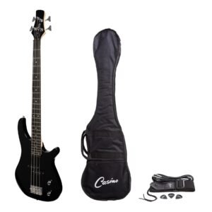 Casino CTB-24L-BLK '24A Series' Tune-Style Electric Bass Guitar Set