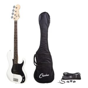 Casino CPB-21-WHT P-Style Electric Bass Guitar