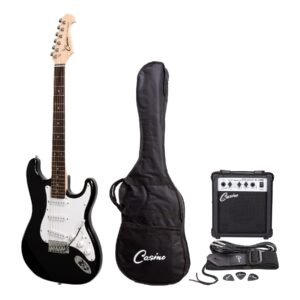 Casino CST-22-BLK TL-Series Electric Guitar and 10 Watt Amplifier Pack