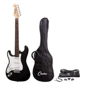 Casino CST-22L-BLK ST-Style Left Handed Electric Guitar Set