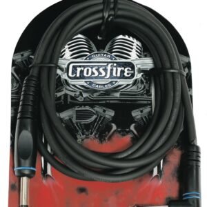 Crosssfire CGC-MP2 10' / 3 Metre Instrument Cable with Straight Moulded Jacks