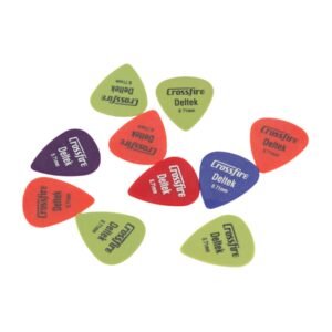 Crossfire Deltek 0.71mm Guitar Picks (10 Pack Assorted)