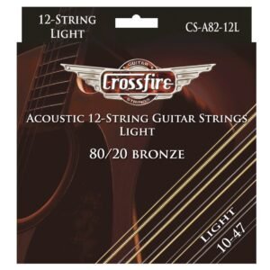 Crossfire Light 80/20 12-String Acoustic Guitar Strings (10-47)