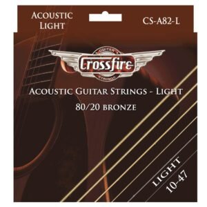 Crossfire Light 80/20 Acoustic Guitar Strings (10-47)