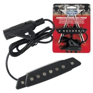 Crossfire CSHP-80-BLK Humbucker Sound-Hole Pickup