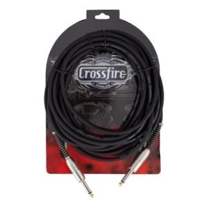 Crosssfire CGC-MP2 20' / 6 Metre Instrument Cable with Straight Metal Jacks