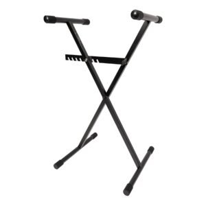 Crown Heavy Duty X-Style Bar-Latch Height Adjustable Keyboard Stand