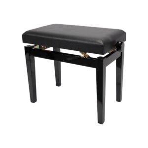 Crown CPS-3-BLK Standard Height Adjustable Piano Stool