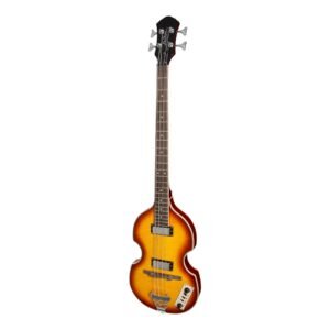 J&D Luthiers JD-BB10-HB 4-String Violin-Style Electric Bass Guitar