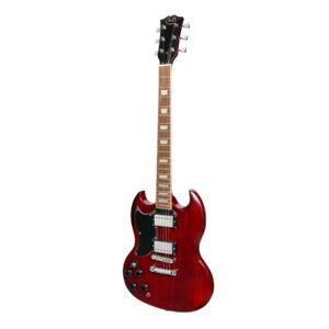 J&D Luthiers JD-DSGL-CH SG-Style Left Handed Electric Guitar